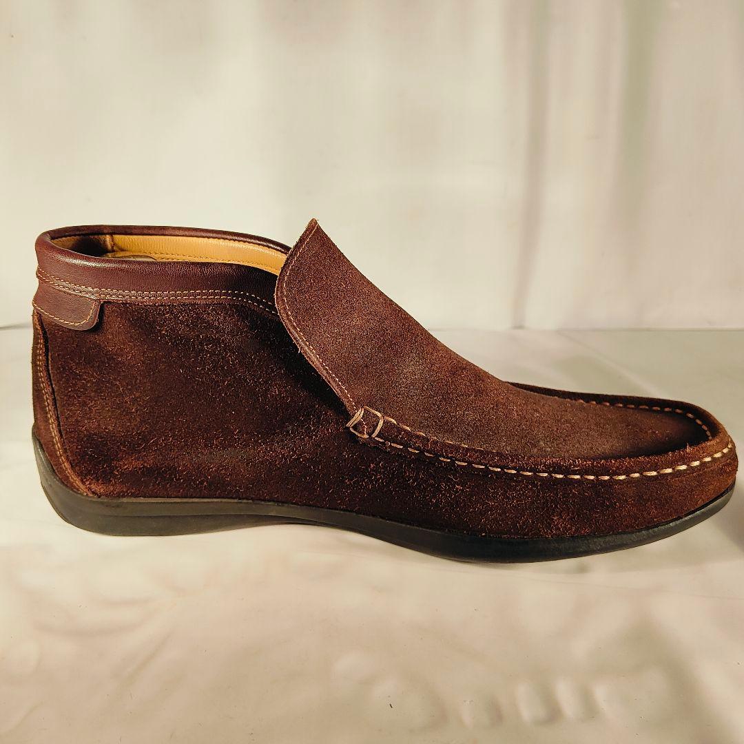 【美品】Paraboot 高級革靴正規品 スエードモカシンブーツ スペイン製 【美品】Paraboot 高級革靴正規品 スエードモカシンブーツ スペイン製