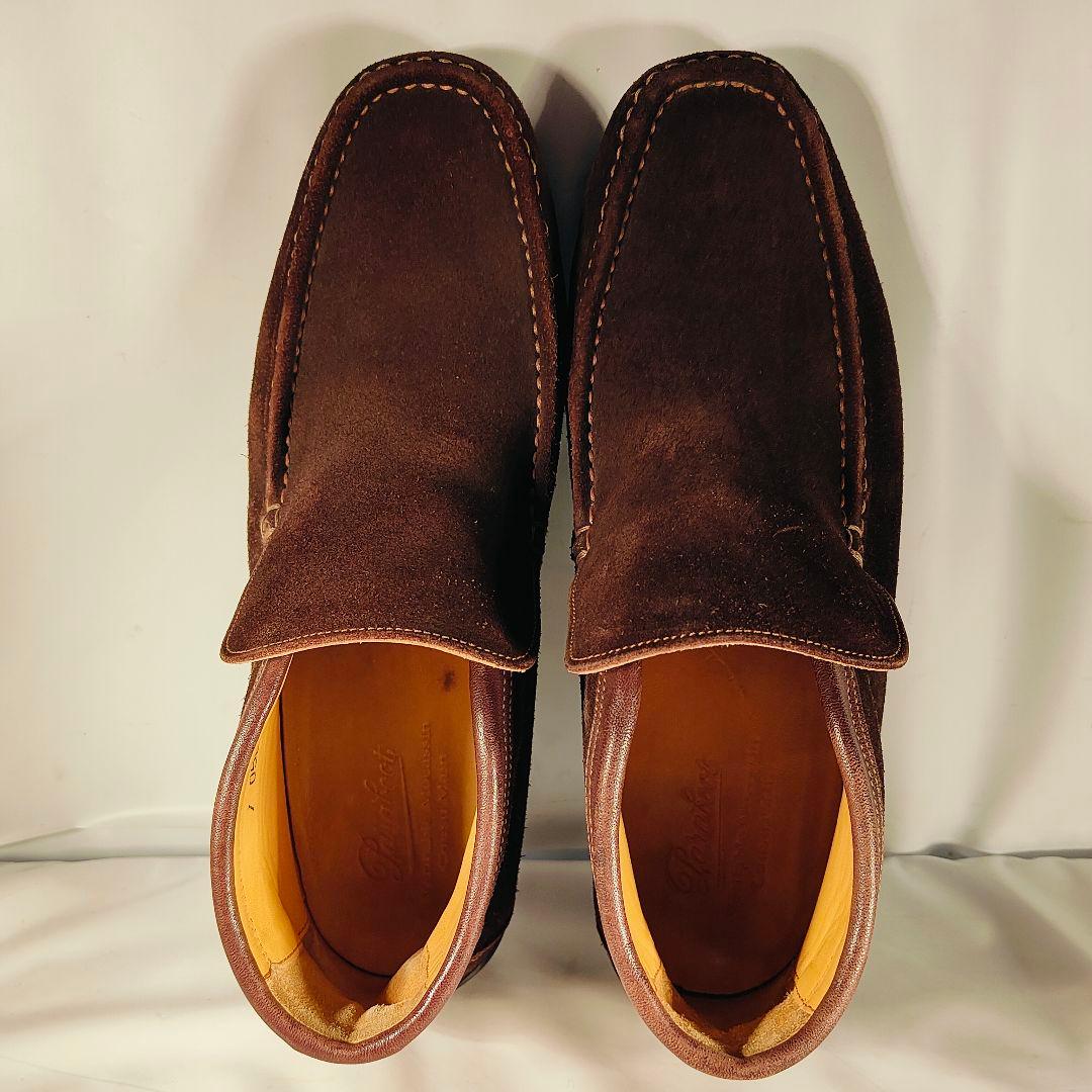 【美品】Paraboot 高級革靴正規品 スエードモカシンブーツ スペイン製 【美品】Paraboot 高級革靴正規品 スエードモカシンブーツ スペイン製