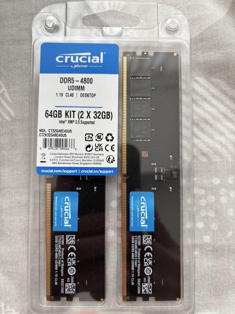 64GB CT2K32G48C40U5メモリ