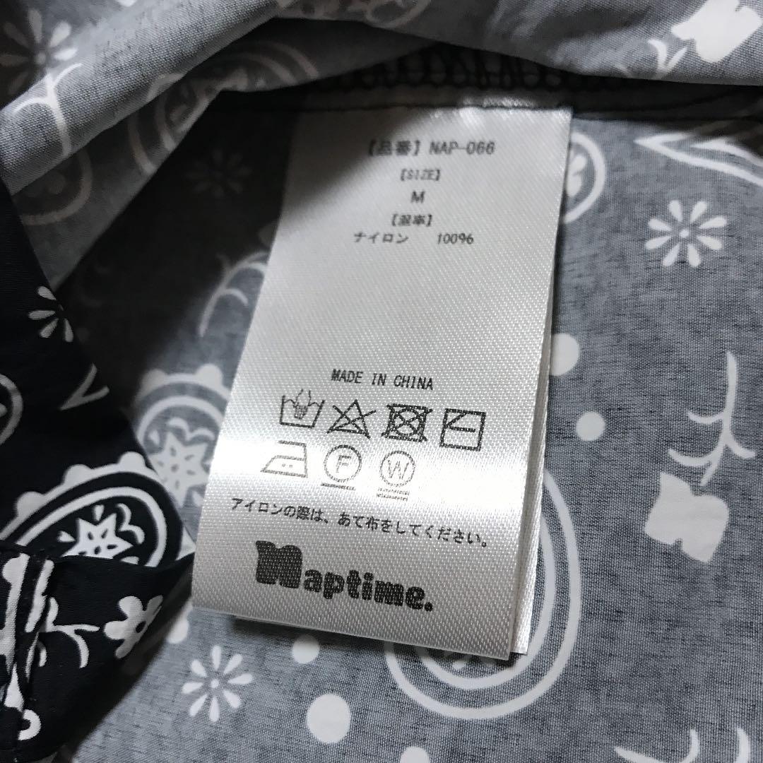 nissy naptime 半袖SHIRTS総柄ブラック