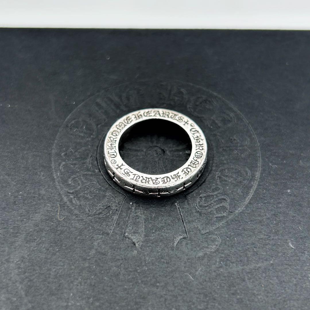 【大人気】クロムハーツ スペーサーリング 3mm 〈fuck you〉 5号