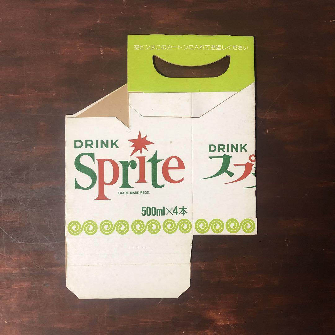 ペプシ　スプライト　カートンボックス　未組み立て品