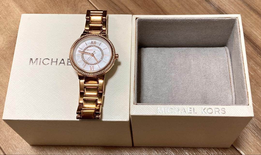 【未使用】MICHAEL KORS 腕時計 ゴールドカラー コマ付き 箱なし MICHAEL KORS ゴールド 腕時計 箱無し - メルカリ