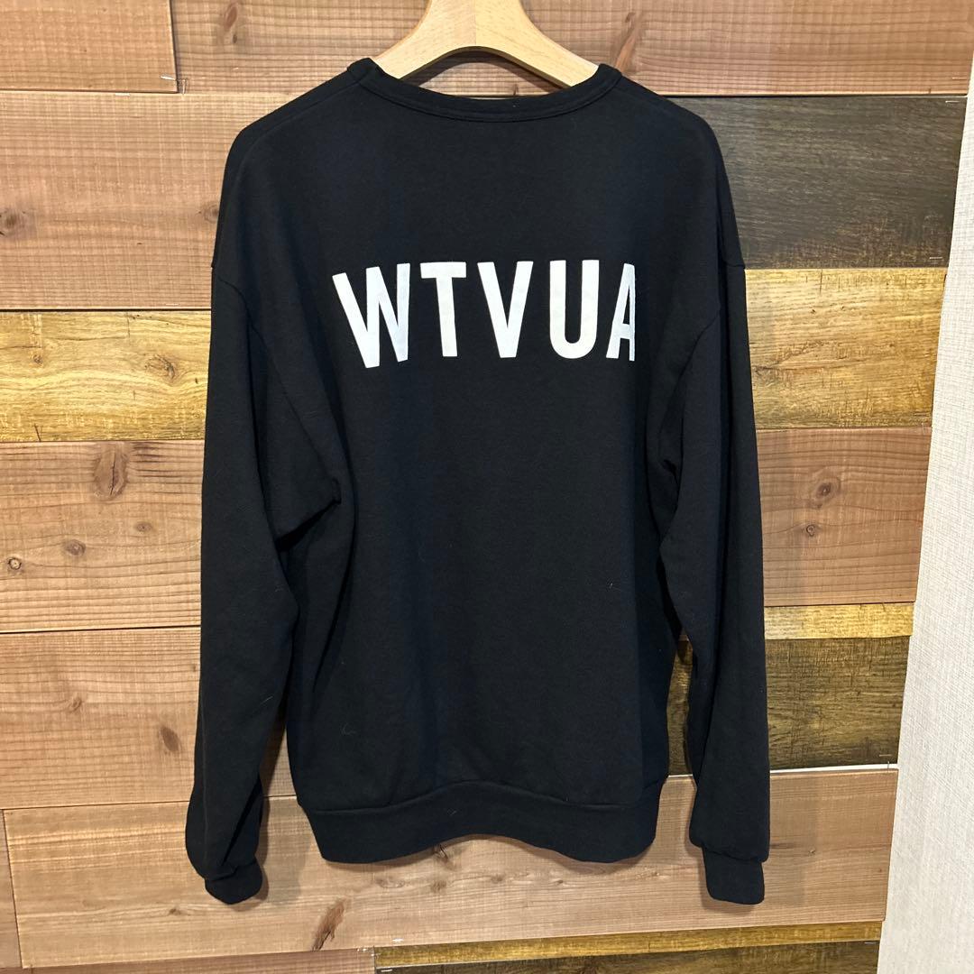 WTAPS ブラック スウェット トレーナー X 03 WTAPS ブラック スウェット トレーナー X 03