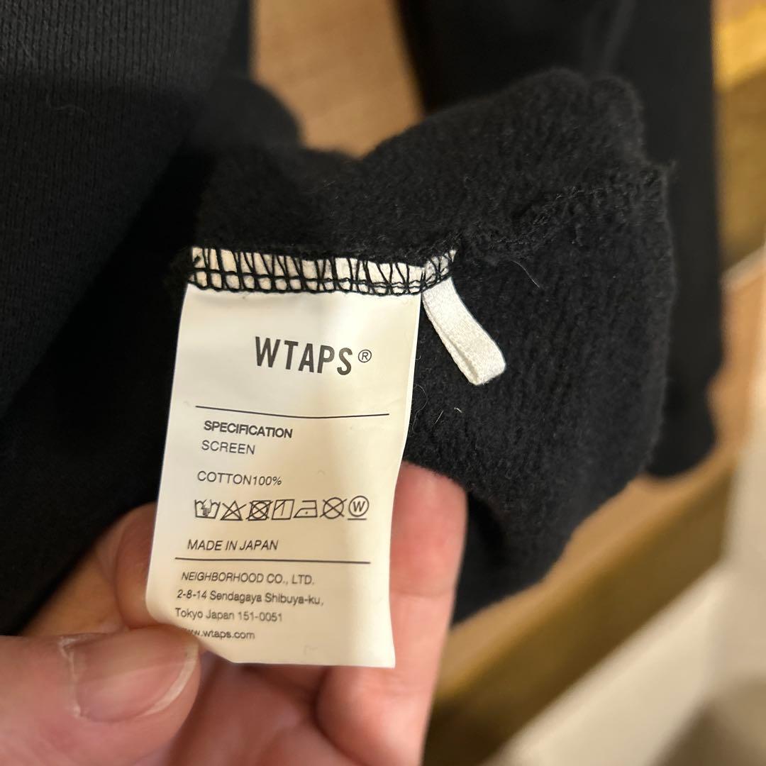 WTAPS ブラック スウェット トレーナー X 03 WTAPS ブラック スウェット トレーナー X 03