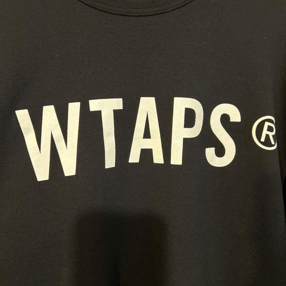 WTAPS ブラック スウェット トレーナー X 03 WTAPS ブラック スウェット トレーナー X 03