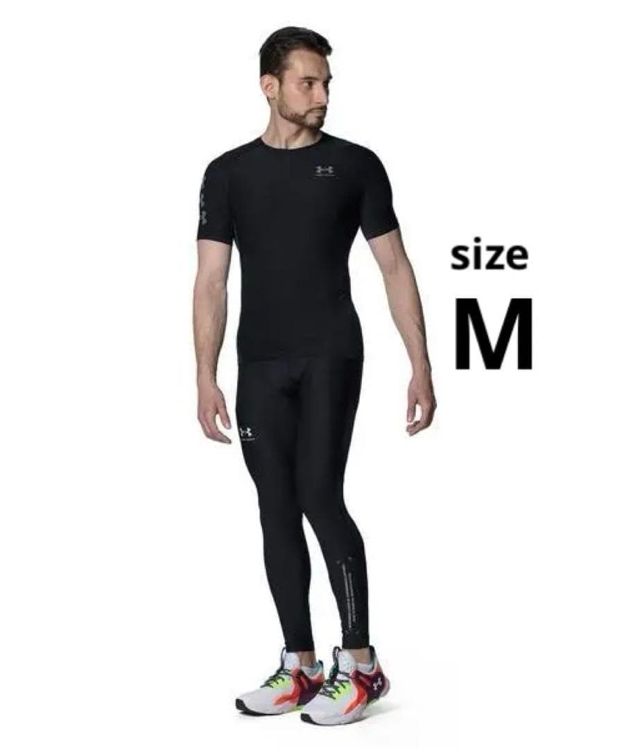アンダーアーマー UAヒートギアアーマーベント レギンス 　メンズ 抗菌防臭