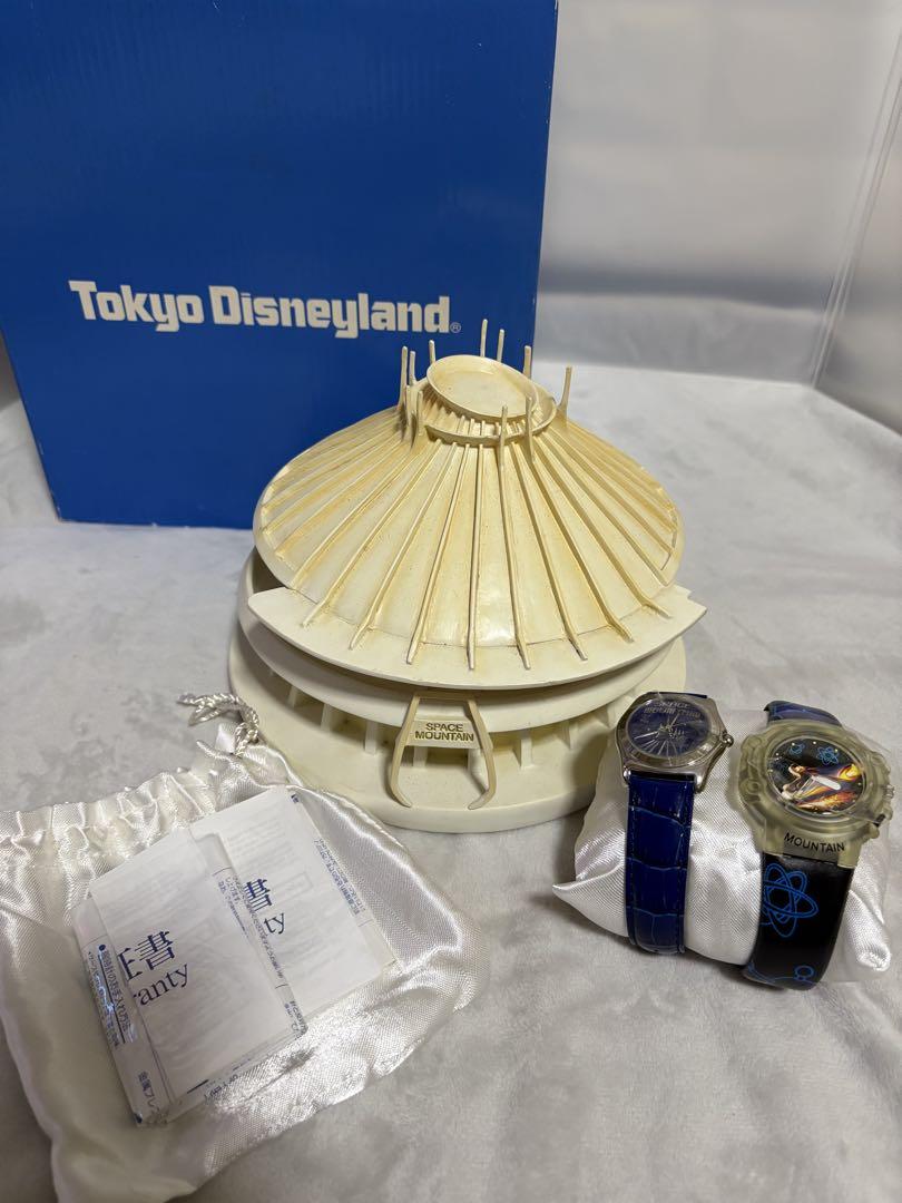 スペースマウンテン フィギュア 腕時計2本付 限定品 TDL 小物入れ スペースマウンテン フィギュア 腕時計2本付 限定品 TDL 小物