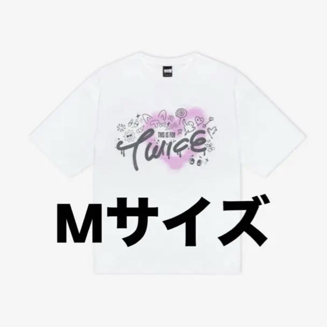 T-SHIRT【M】/ WHITE -TWICE『THIS IS FOR』