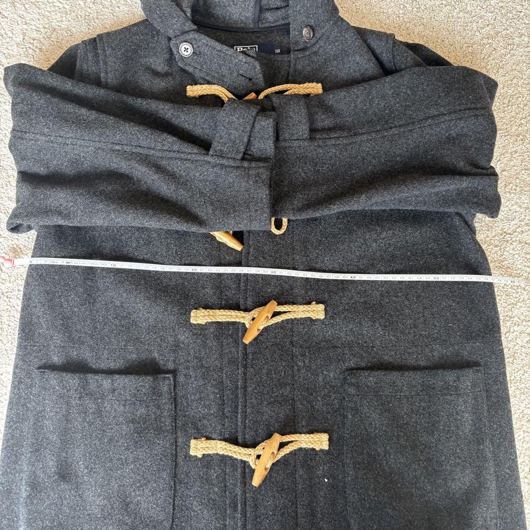 Polo by Ralph Lauren 灰色ダッフルコート Polo by Ralph Lauren ウールコート 150 ダッフルコート - メルカリ