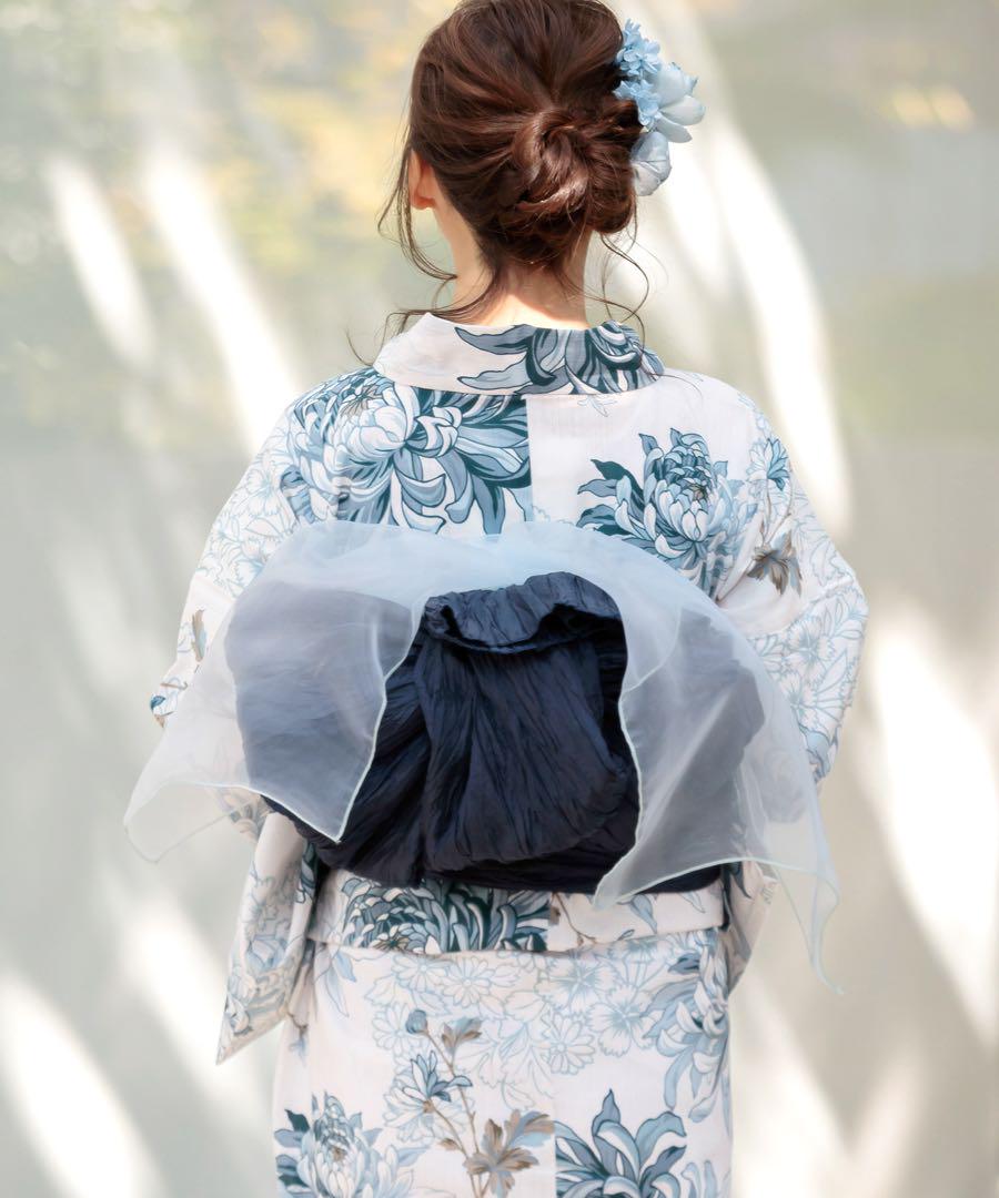 【新品】DITA ディータ★湊色の乱菊重ね★浴衣5点セット　※24時間以内発送