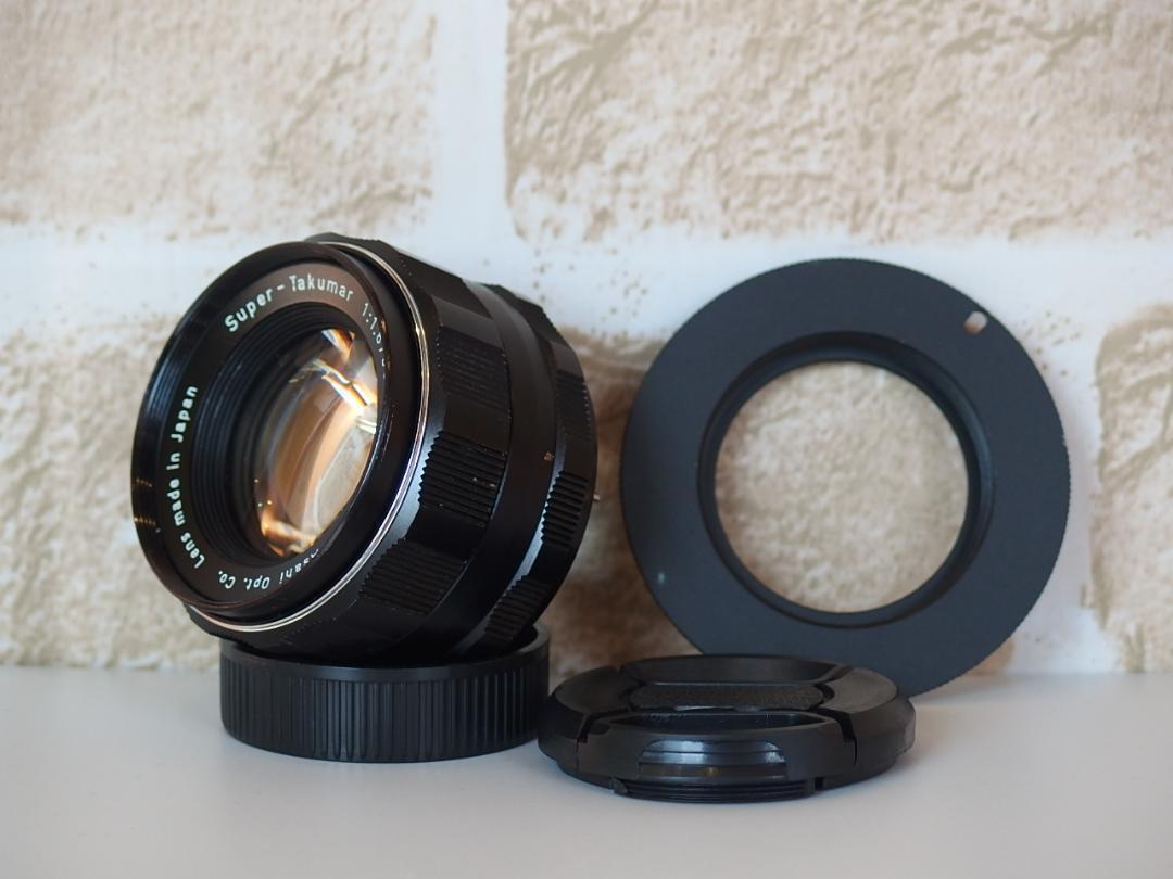Super Takumar 55mm F1.8 Canon EFアダプターセット Super Takumar 55mm F1.8 Canon EFアダプターセット - レンズ(単