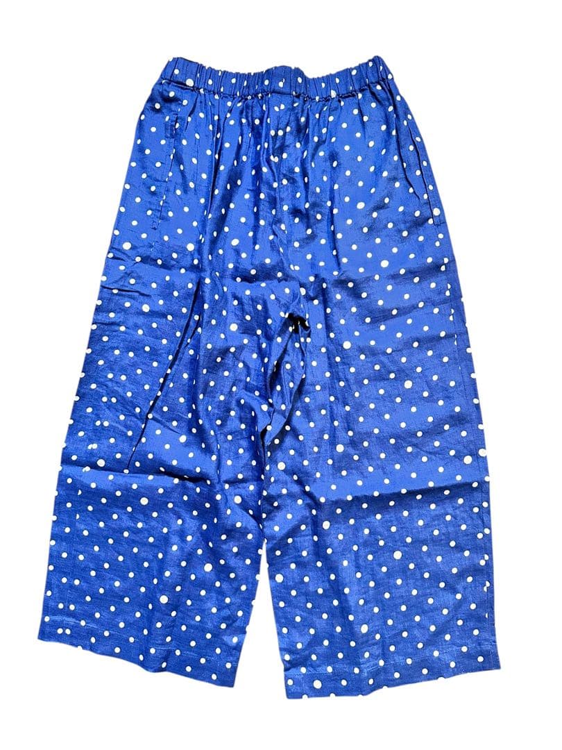 レディース COMME des GARCONS ドット柄 麻100%リネンパンツ レディース COMME des GARCONS ドット柄 麻100%リネンパンツ