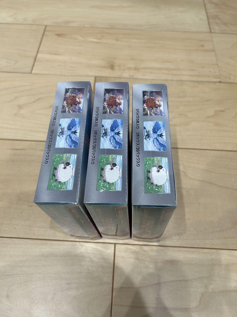3box バトルパートナーズ　シュリンク付　未開封　ポケカ　ポケモンカード