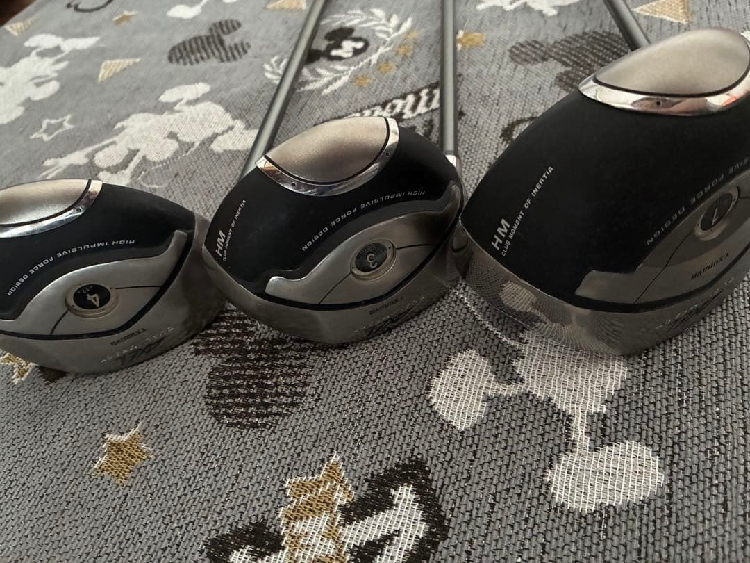 左利きつるやゴルフドライバー3本セット