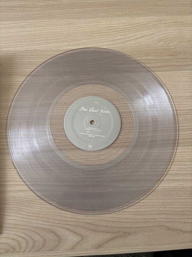 売約済み※宇多田ヒカル「ONE LAST KISS (US Clear Vinyl)＜完全