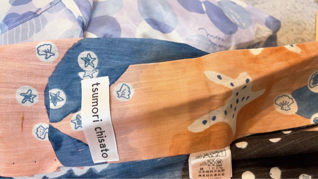 tsumori chisato 浴衣 ヒトデ貝殻　帯のおまけ付き tsumori chisato 浴衣 ヒトデ貝殻 帯のおまけ付き - メルカリ