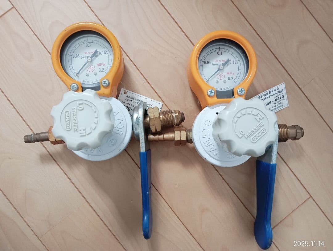 LPガス調整器 SSエルピー工業用 2点やや傷や汚れあり