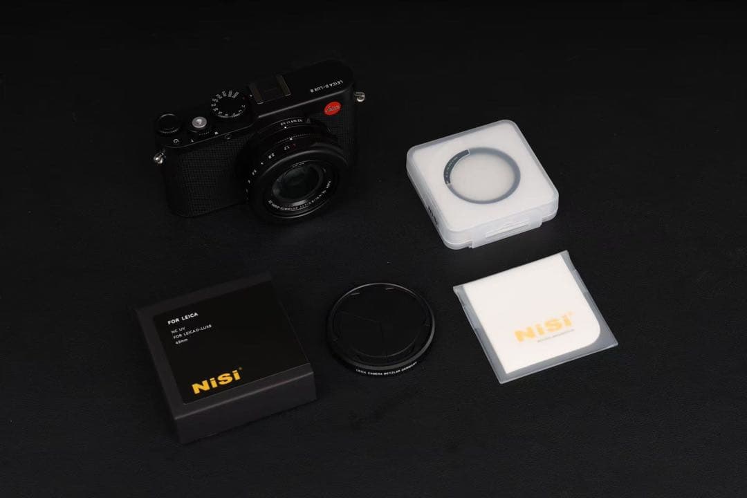 セット　新品　超薄型 UVフィルター　と　オートレンズキャップ　セット