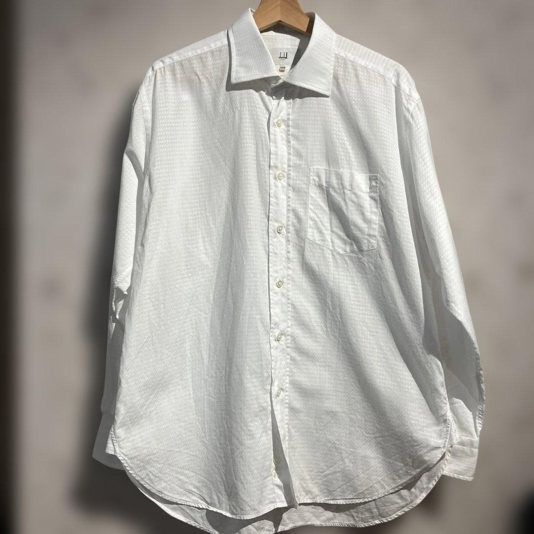 dunhill LONDONドレスシャツ　ダンヒル ロンドン　ホワイト