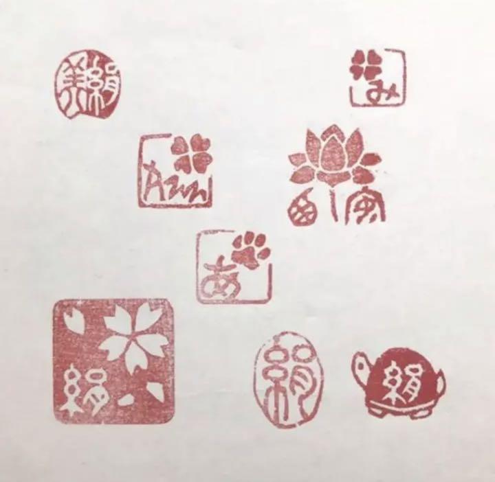 ご相談によりオリジナルの落款印をお作りします♪