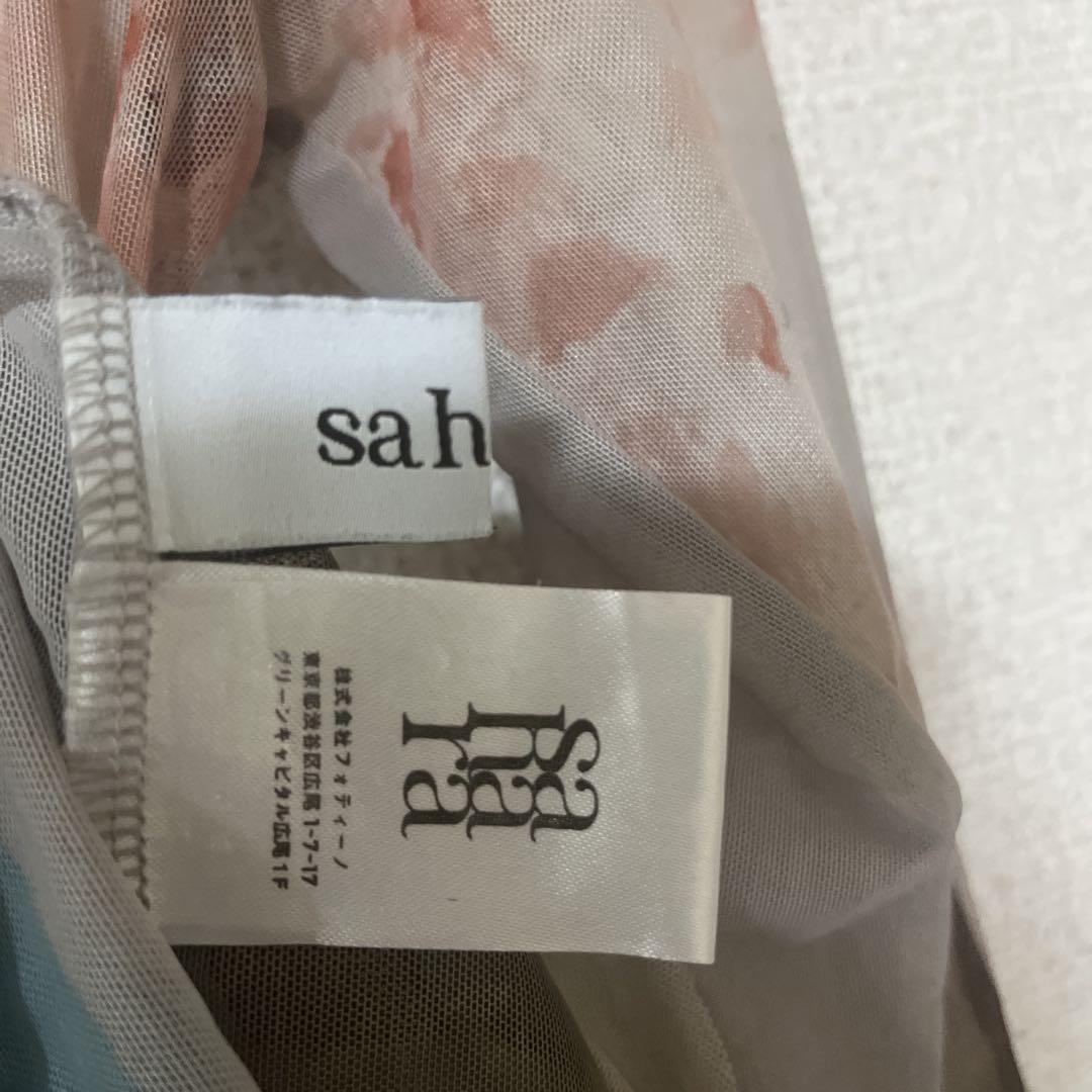 sahara marte シースルー長袖トップス シアートップス