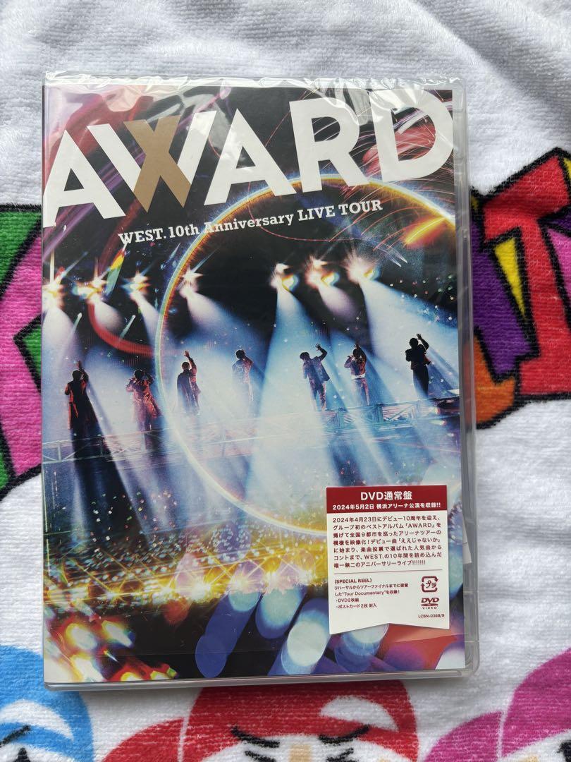 LIVE Blu-ray & DVD『WEST. 10th Anniversary LIVE TOUR AWARD