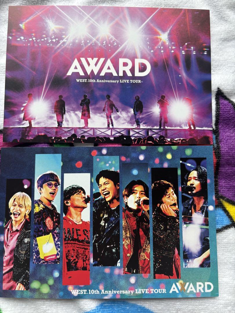 WEST./WEST.10th Anniversary LIVE TOUR A… WEST.「WEST. 10th Anniversary LIVE TOUR AWARD」Release:2024
