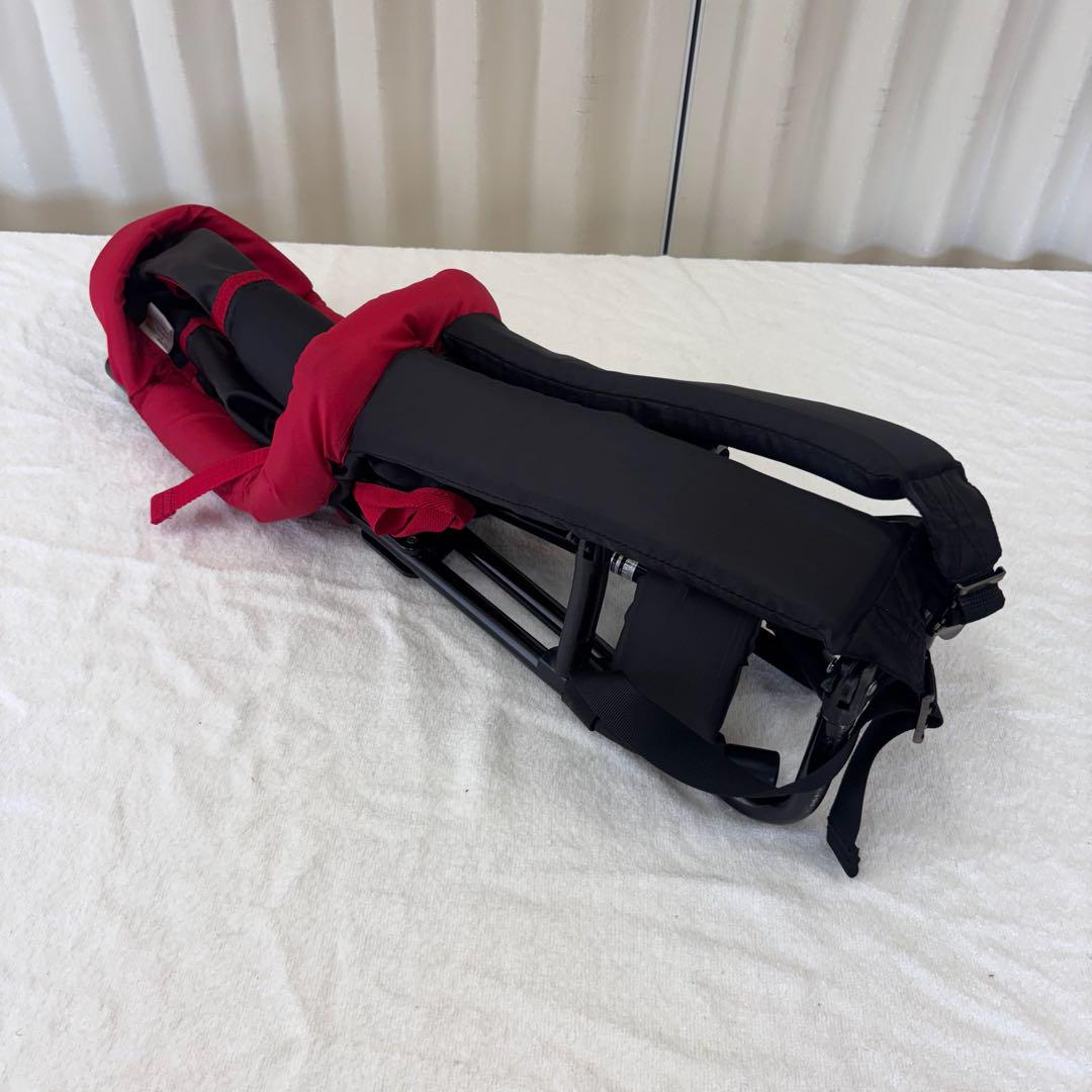 除菌洗浄済　☆美品☆　コンビ　スティックキャリア　レッドブラック