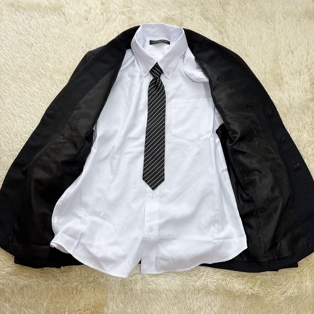 キャサリンコテージ 　160cm 　ブラックストライプ　卒服　フォーマル 発表会