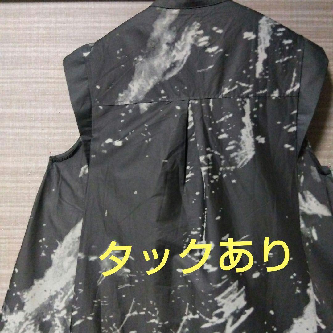 アシンメトリック ノースリーブドレス ブラック/グレー - メルカリ