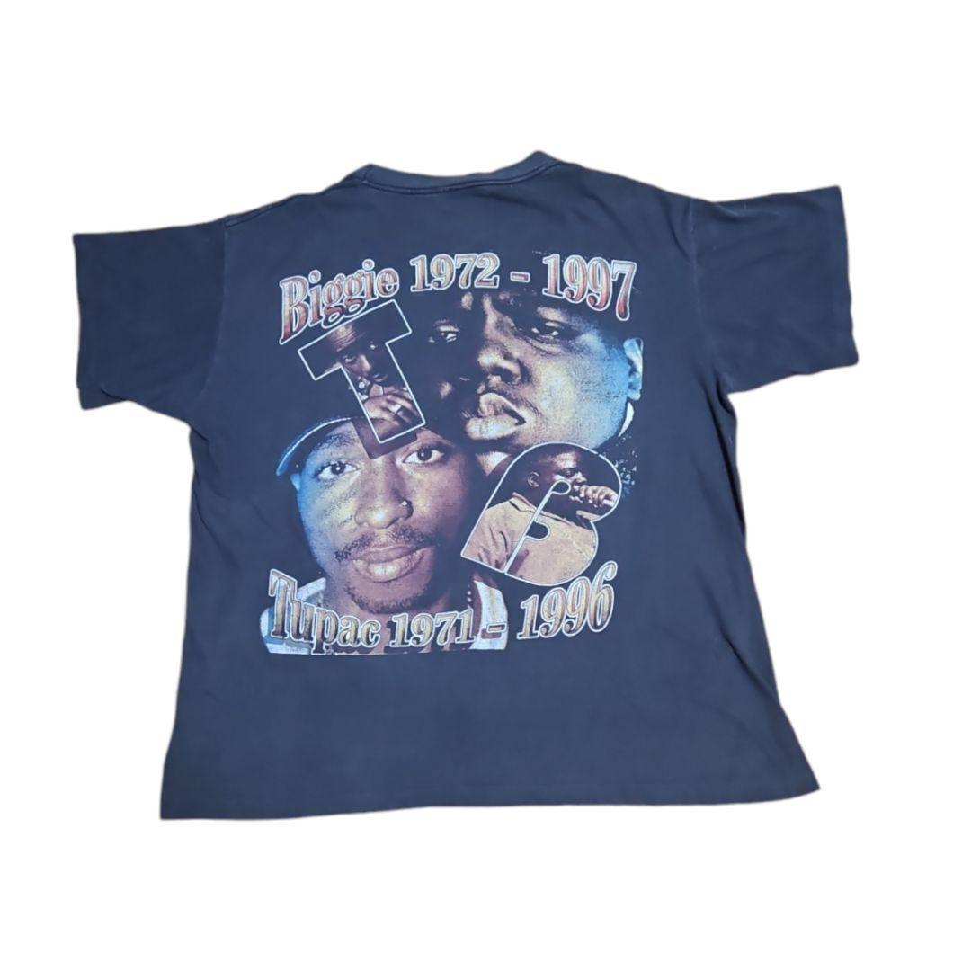 トップス RAP T 2PAC & BIGGIE Tshirt XL HBTEE