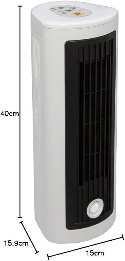 超美品 セラミックヒーター タワー型 縦置/横置 人感センサー付き 1150W