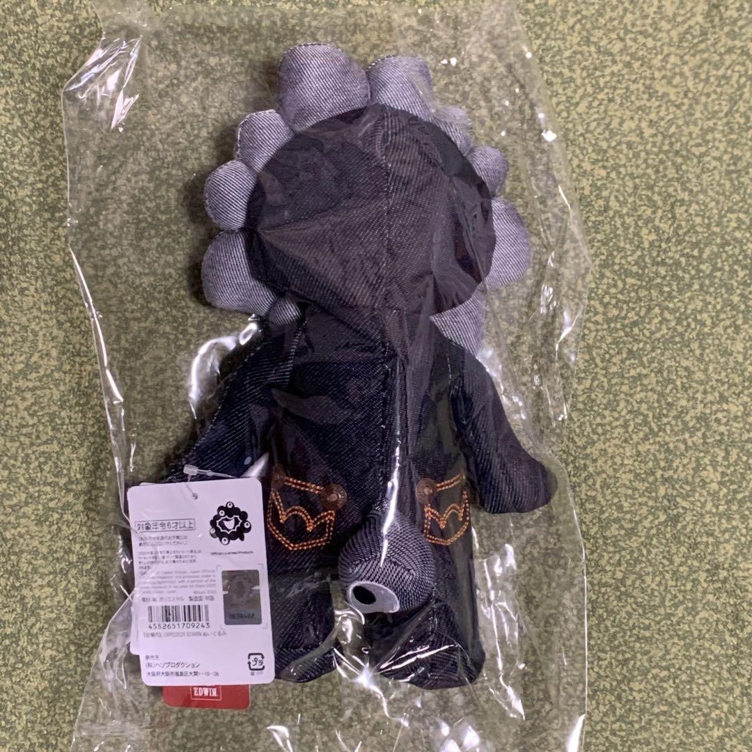EDWIN EXPO2025 ミャクミャク ぬいぐるみ EXPO2025 関西万博EDWIN黒いミャクミャク完売商品/デニムミャク