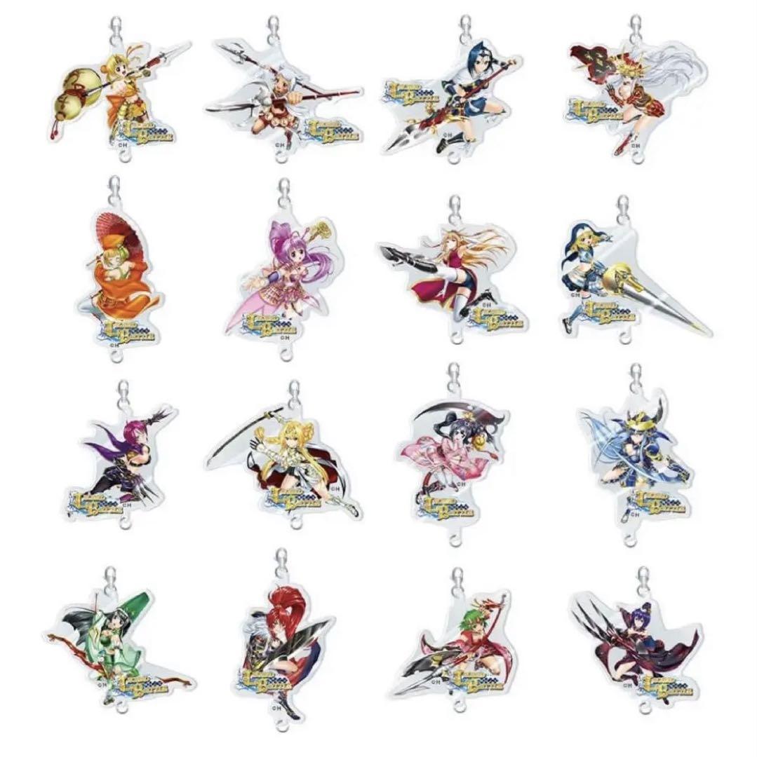 P戦国乙女 LEGENDBATTLE 図柄アクリルチャーム(コンプリートセット)