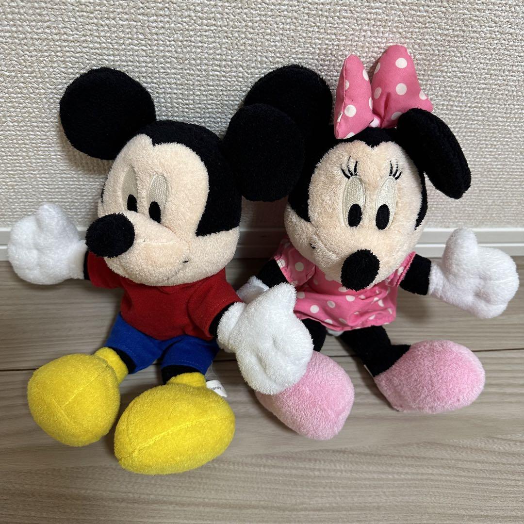ミッキーマウス ミニーマウス ぬいぐるみ セット 約の40cm