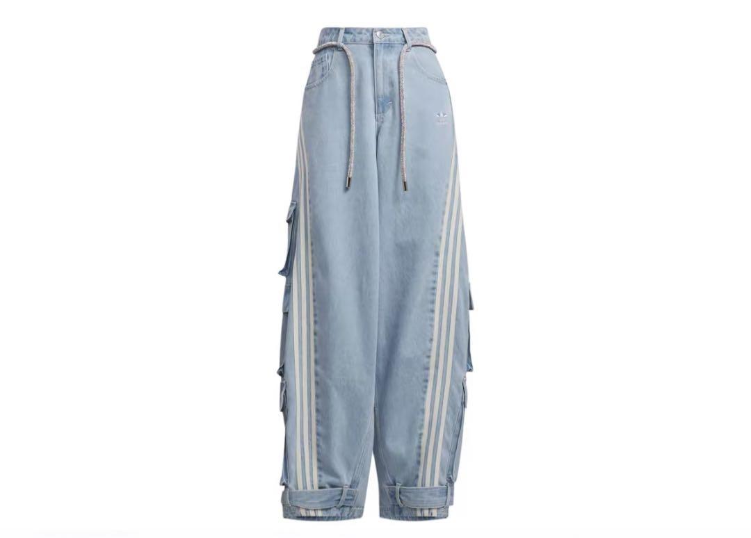 adidas ADILLENIUM 28サイズ　デニムワイドパンツ　JY4515