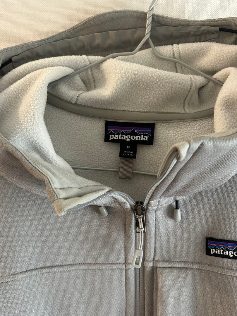 patagonia フリースパーカー M グレー