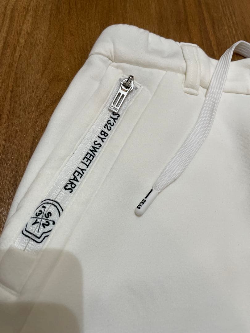 SY32 SWEET YEARS メンズ ダンボールニットパンツ M ホワイト - メルカリ