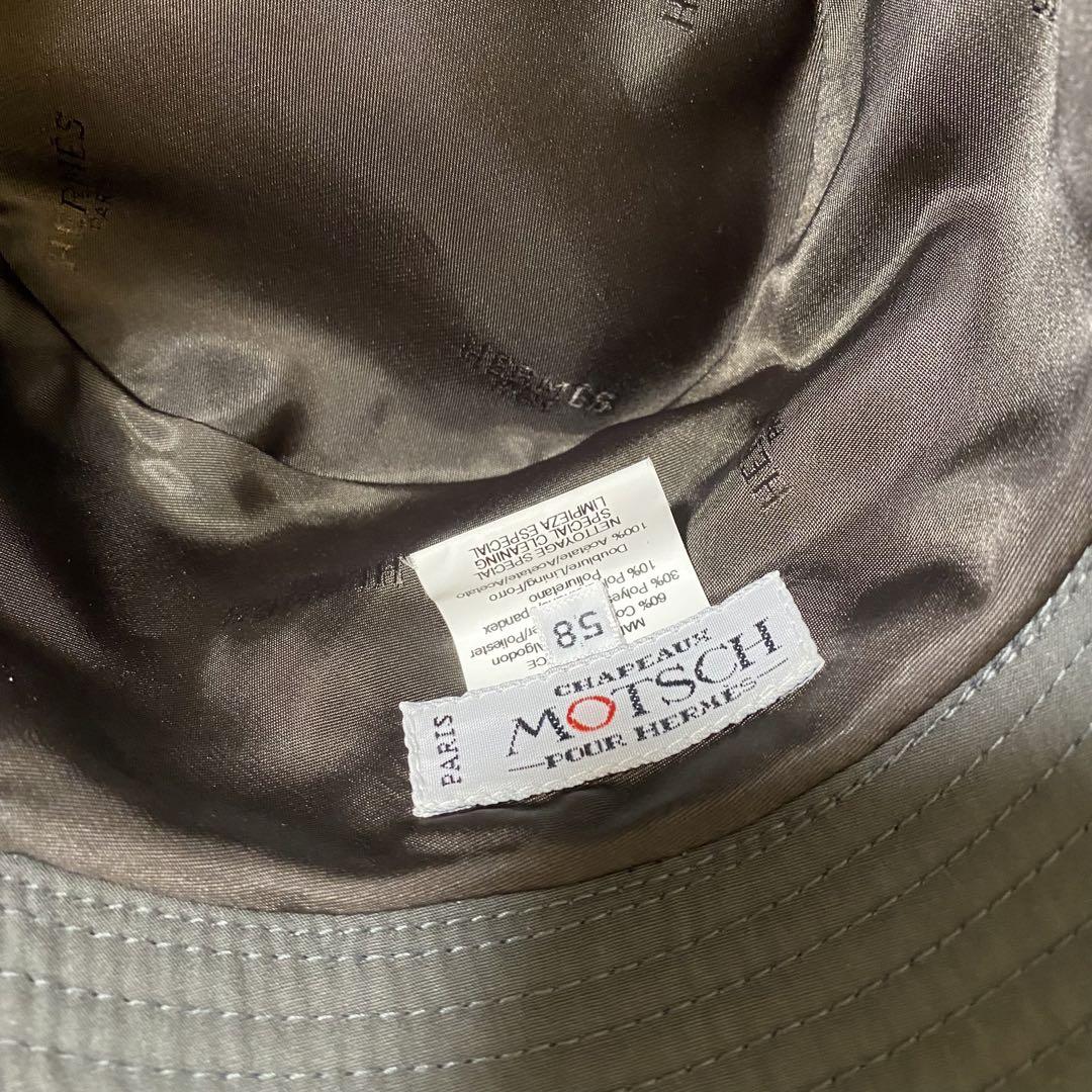 ★新品未使用★ HERMES★エルメス★MOTSCH ★バケット★size58★ HERMES - エルメス MOTSCH HERMES モッチエルメス レザー