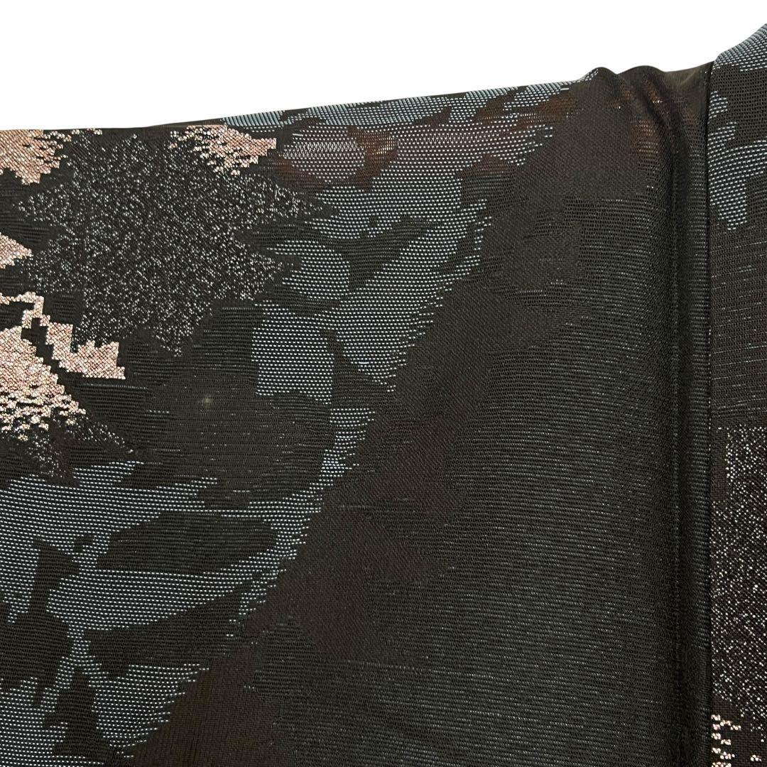 夏着物　御召　セミアンティーク