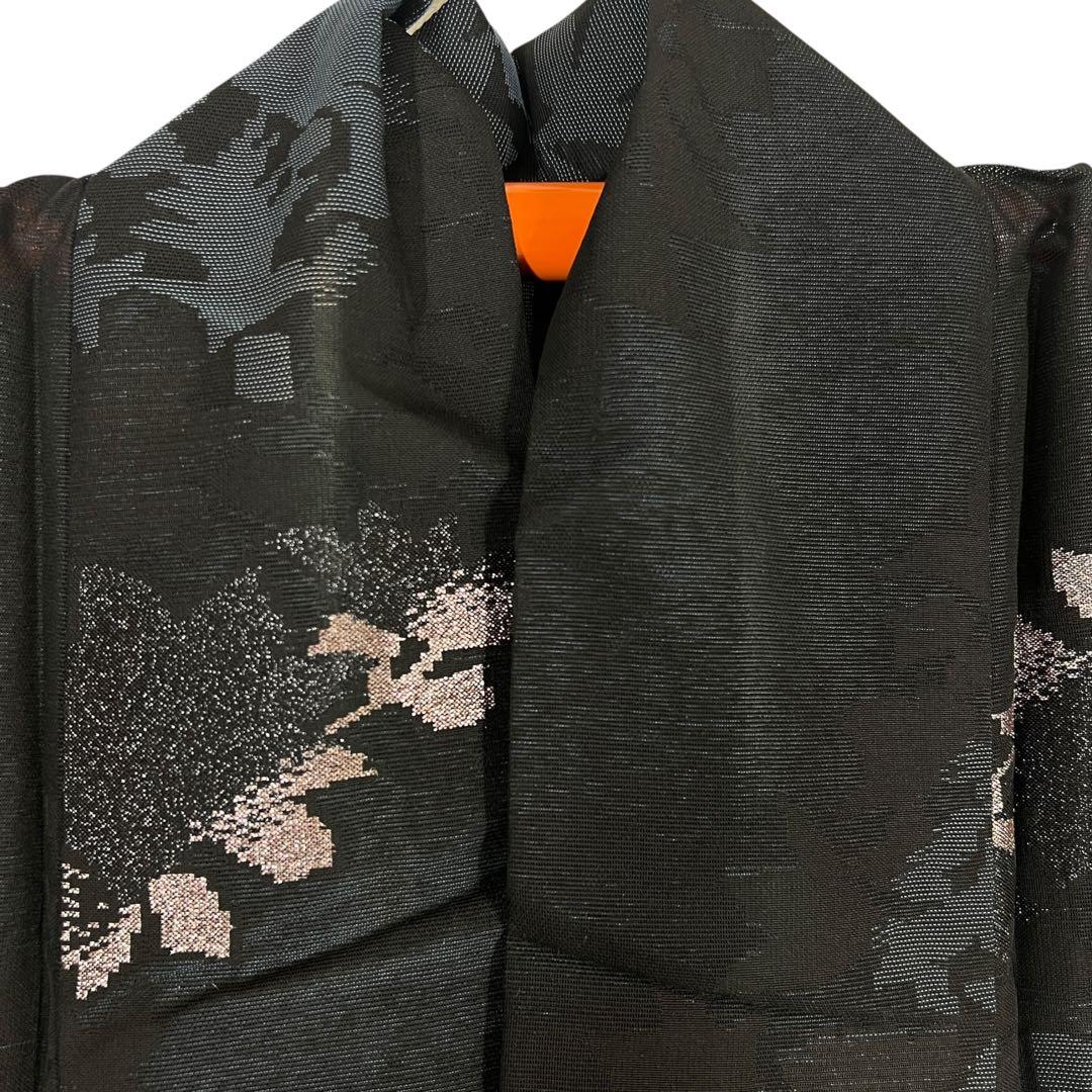 夏着物　御召　セミアンティーク