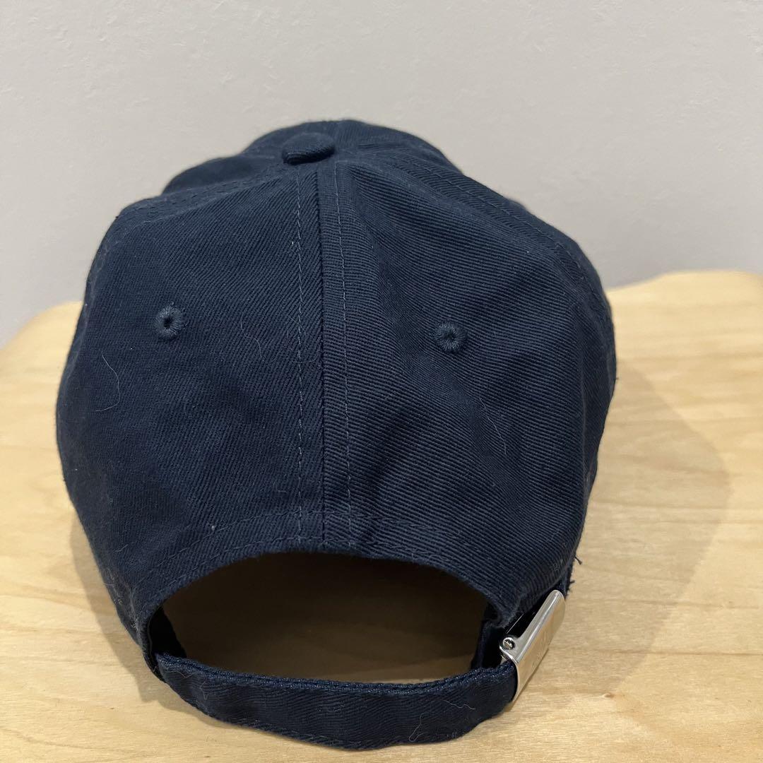 【美品/2023モデル】モンクレール　キャップ　帽子　ダブルワッペン　ネイビー 美品/2023モデル】モンクレール キャップ 帽子 ダブルワッペン