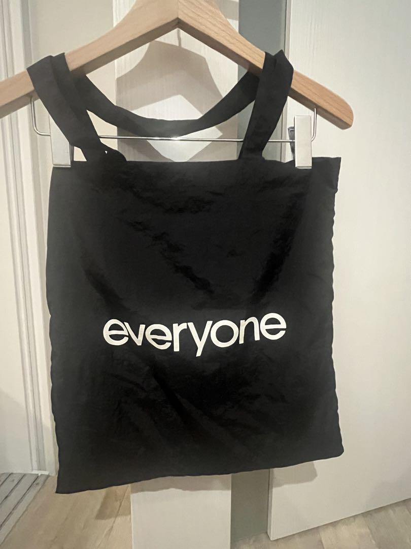 新品未使用　everyone nylon logo tote bag 黒 everyone nylon logo tote bag BLACK - メルカリ