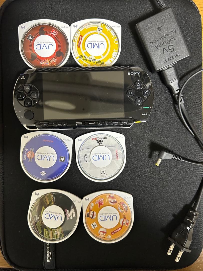 psp1000本体 ゲームソフト6つ付き 充電器