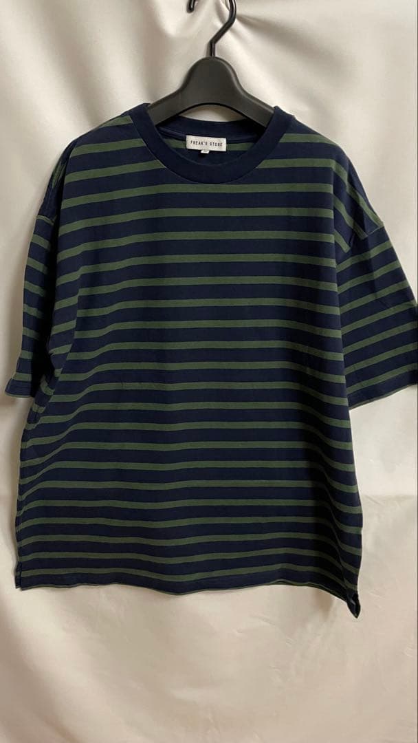 freak's store ボーダー オーバーサイズ　Tシャツ