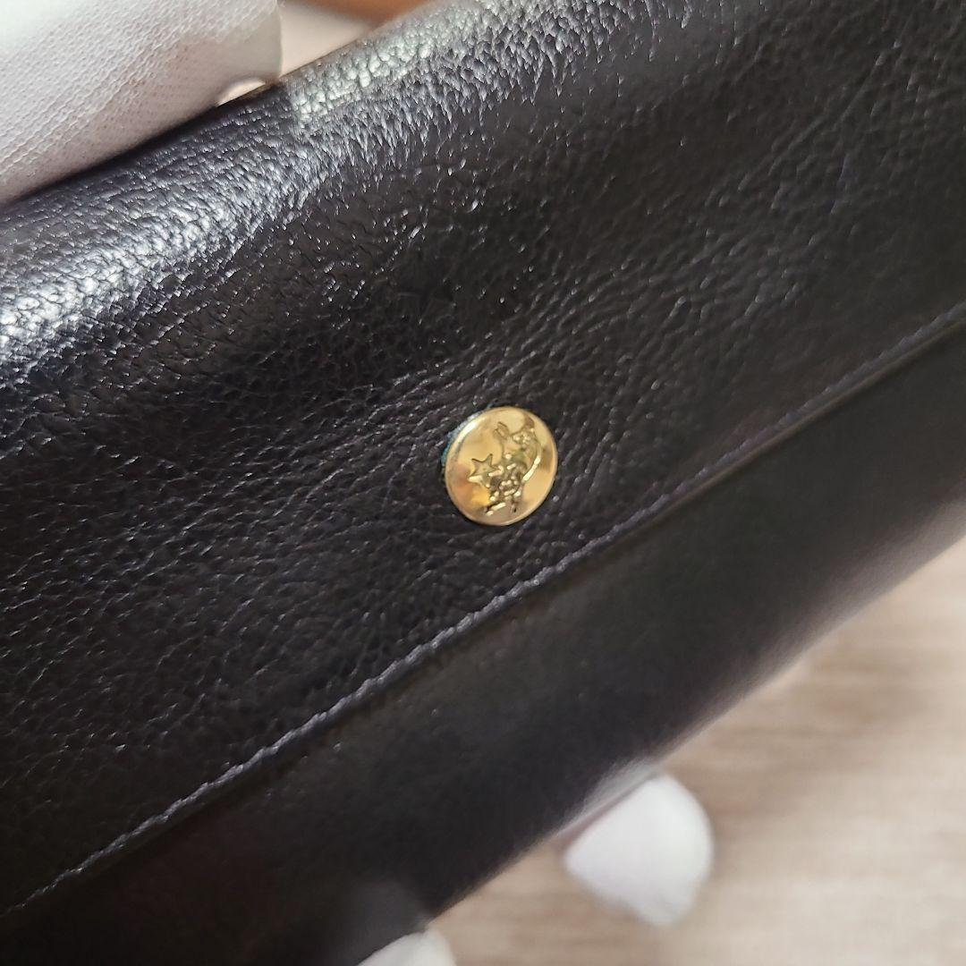 美品　イルビゾンテ　長財布　ブラック 定番人気】美品 イルビゾンテ IL BISONTE 長財布 ブラック