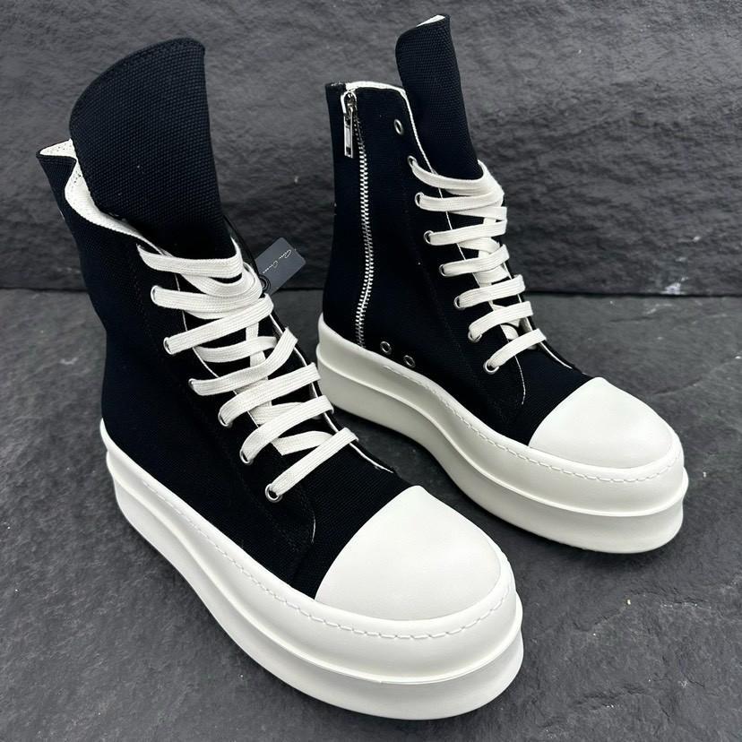 関送込 RICK OWENS 厚底 ハイカット スニーカー レースアップ Rick Owens High-top sneakers for Women | Online Sale up to
