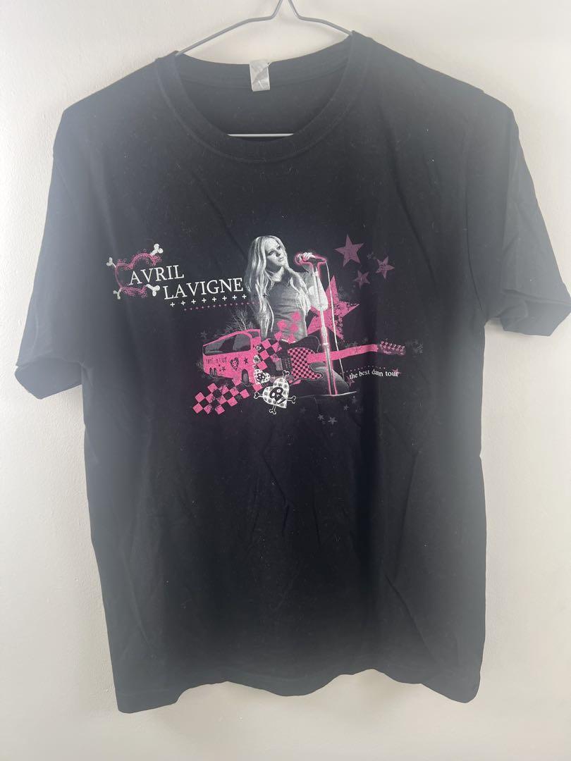 アヴリル・ラヴィーン 2008年ツアーTシャツ 黒 M used - メルカリ