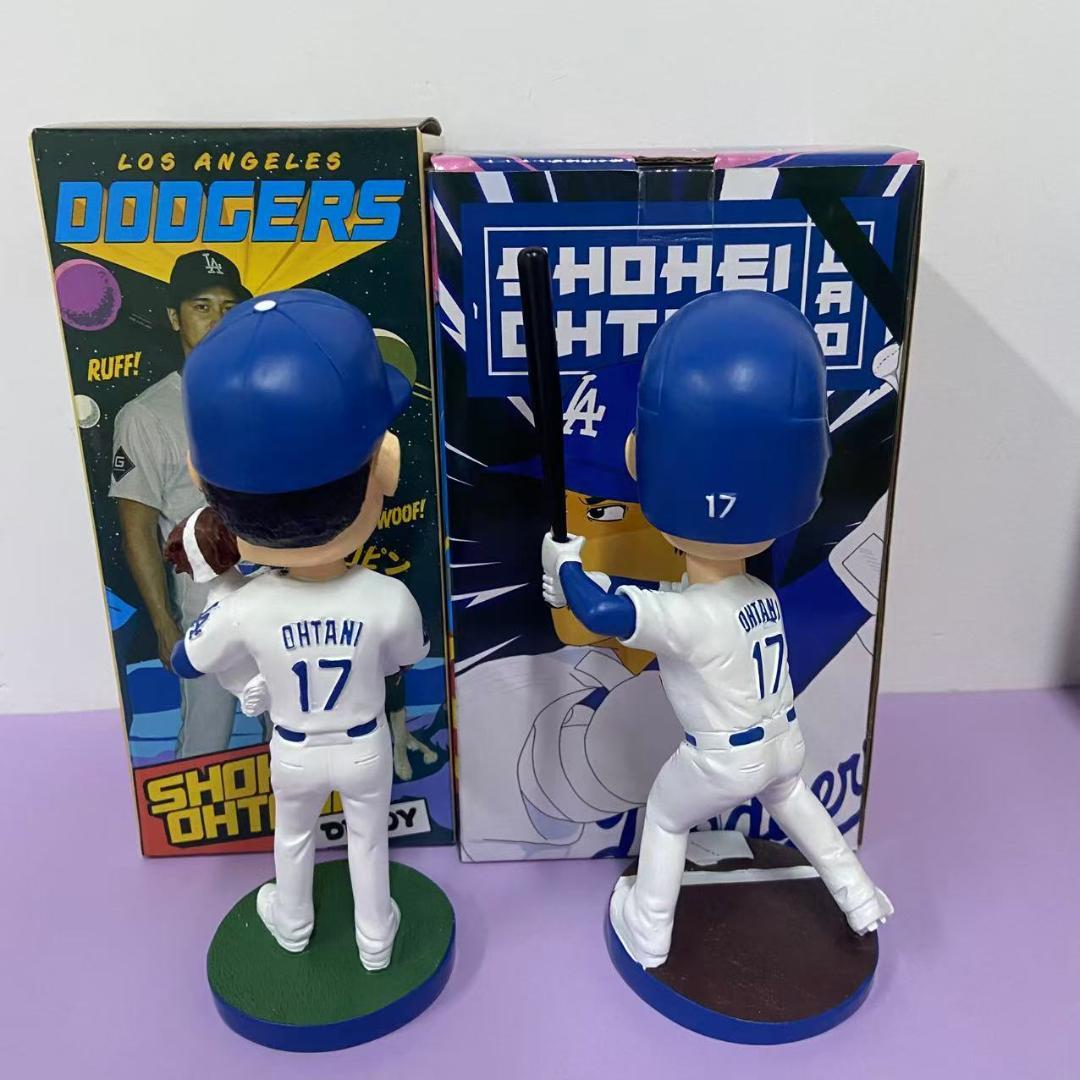大谷翔平ボブルヘッド ホームユニフォーム +大谷翔平 デコピン ボブルヘッド